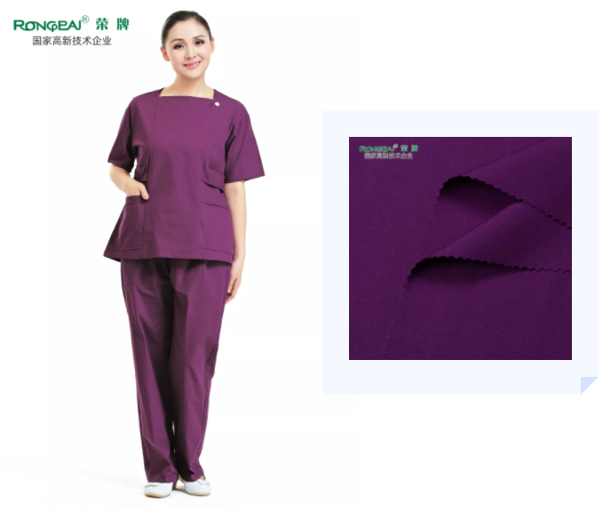 世界杯官方入口医纺紫色面料